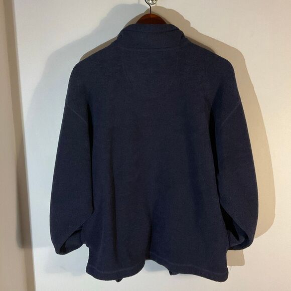 Vintage 90s Mens Big Dogs1/4 Zip Pullover, Medium, Navy unisex - Picture 6 of 10